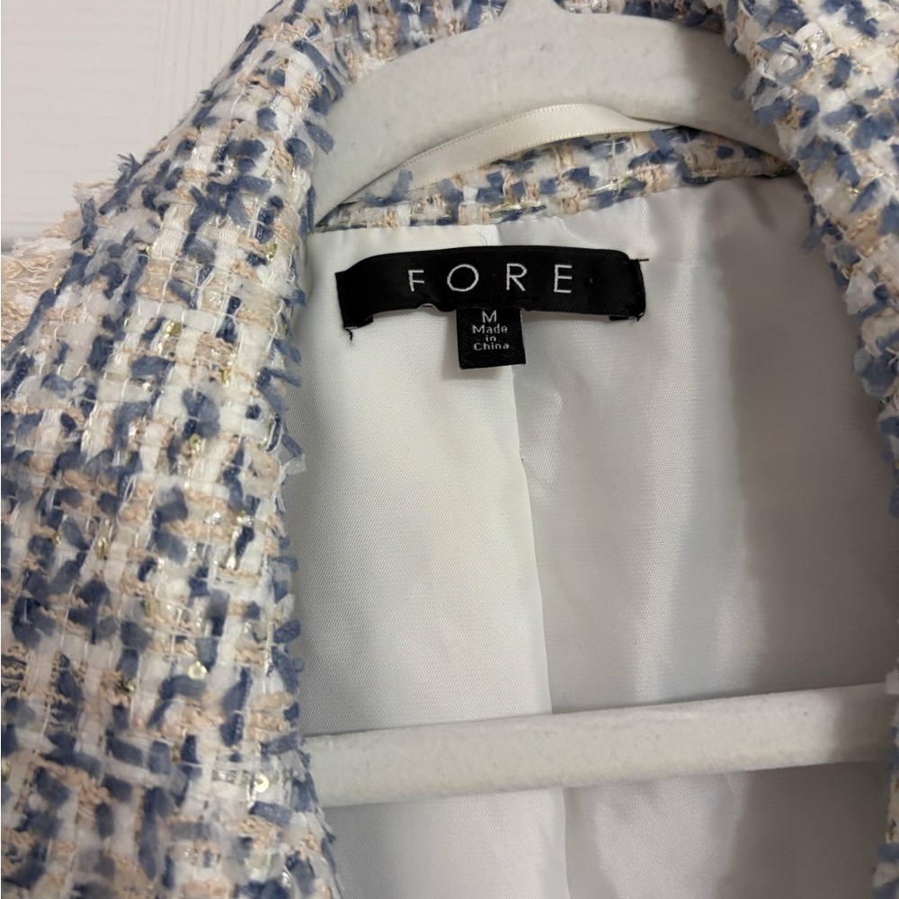 Vici Tweed Jacket Blazer - White and Gray | Like New - Picture 3 of 4